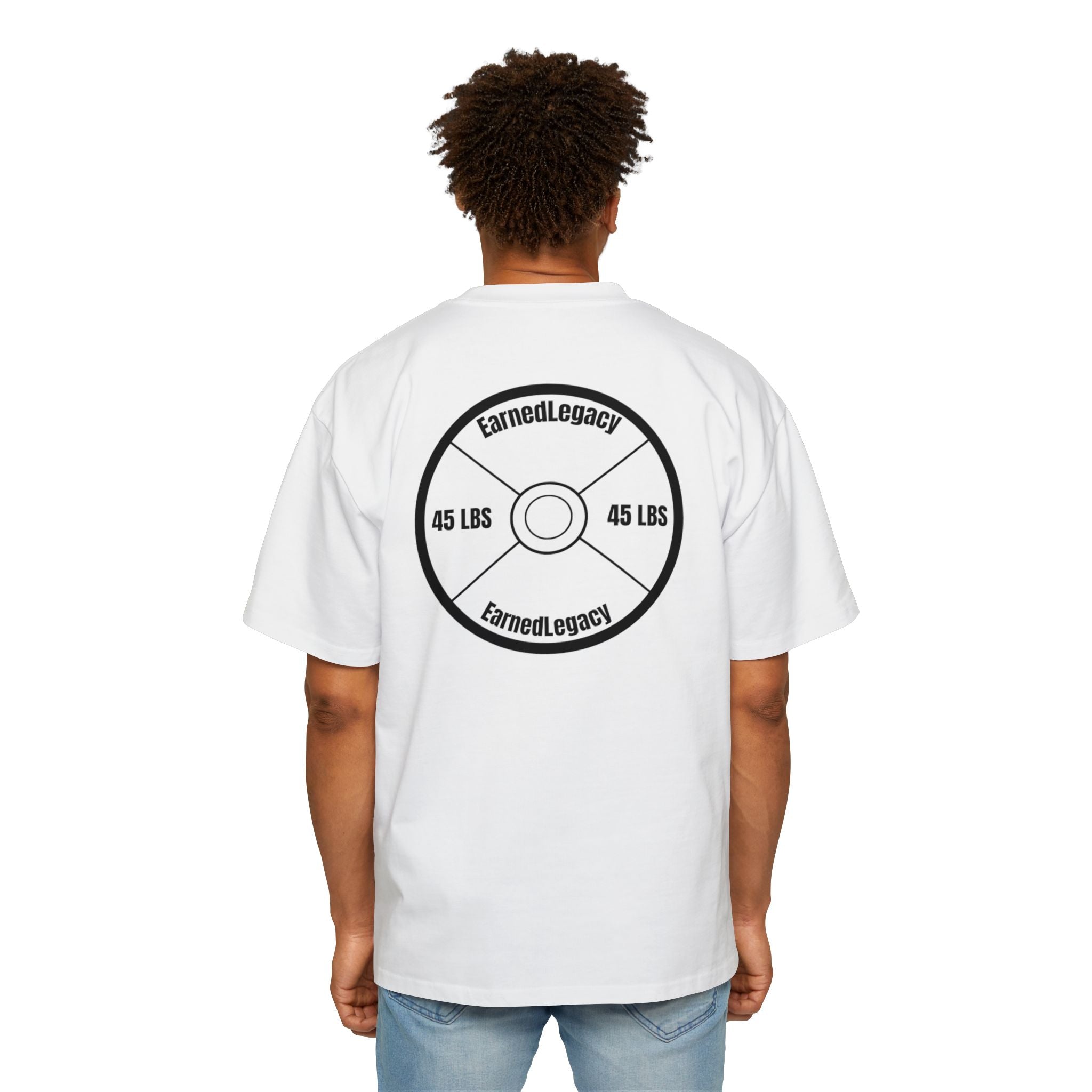 EarnedLegacy “45 Plate” Oversized Tee