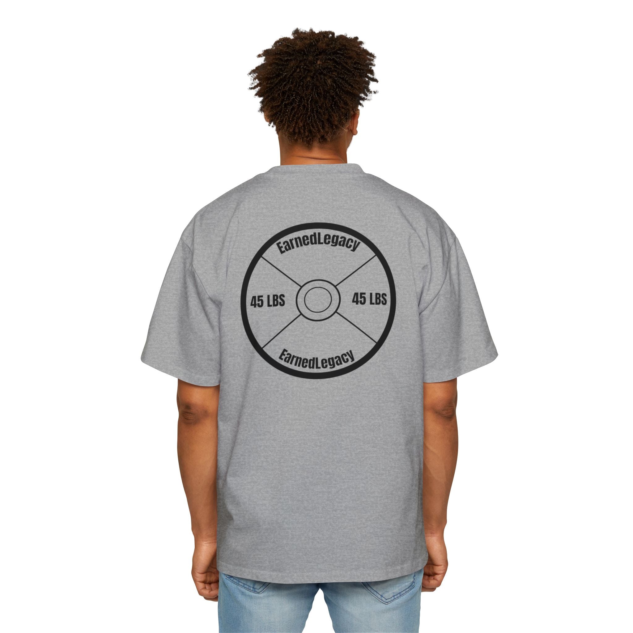 EarnedLegacy “45 Plate” Oversized Tee