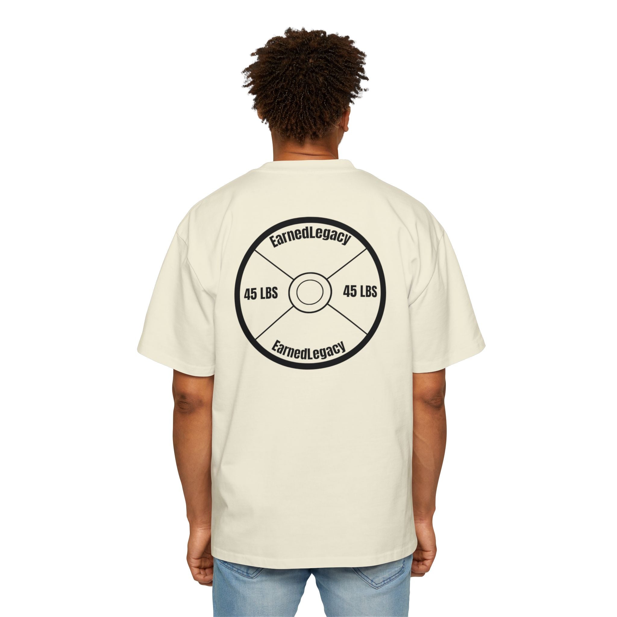 EarnedLegacy “45 Plate” Oversized Tee