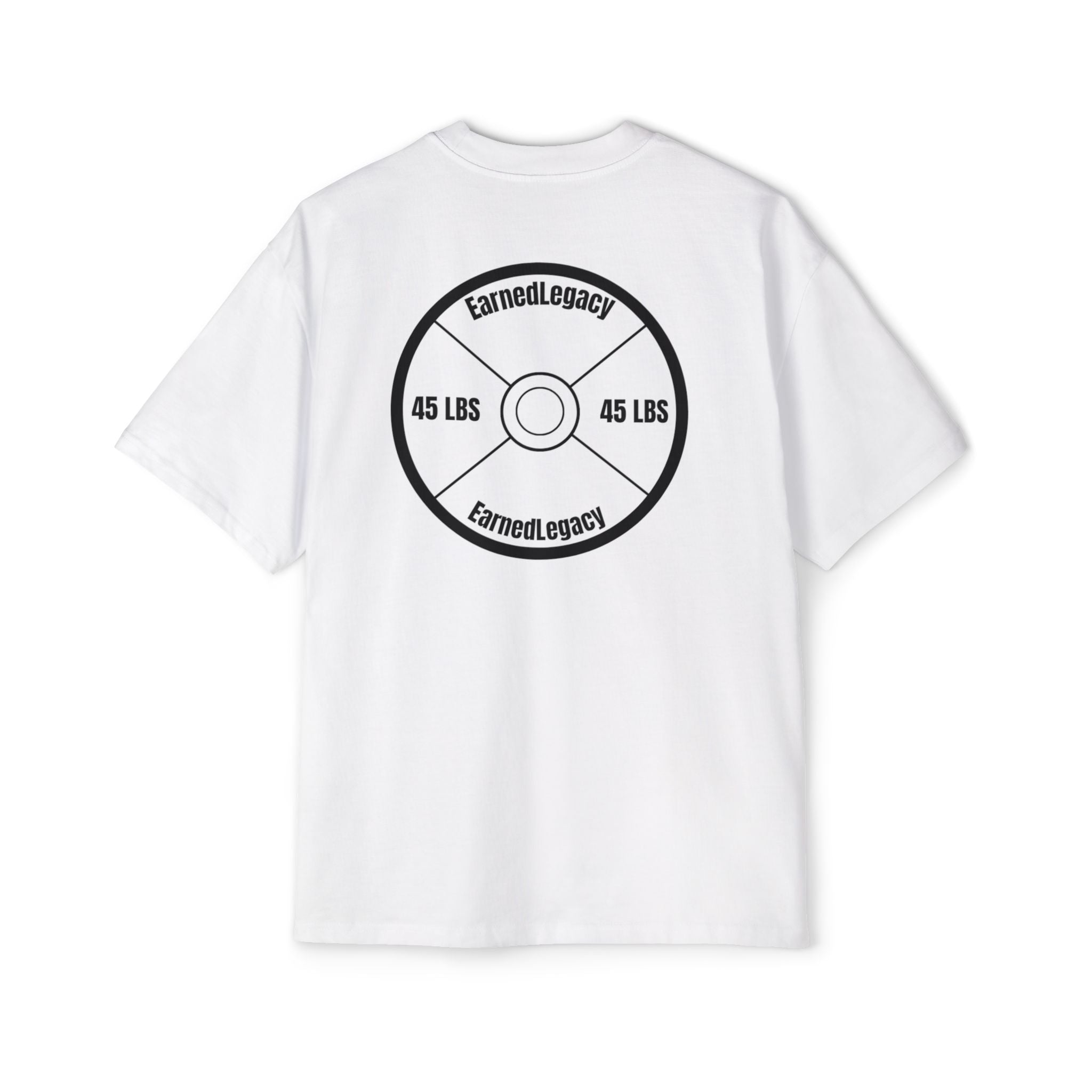EarnedLegacy “45 Plate” Oversized Tee