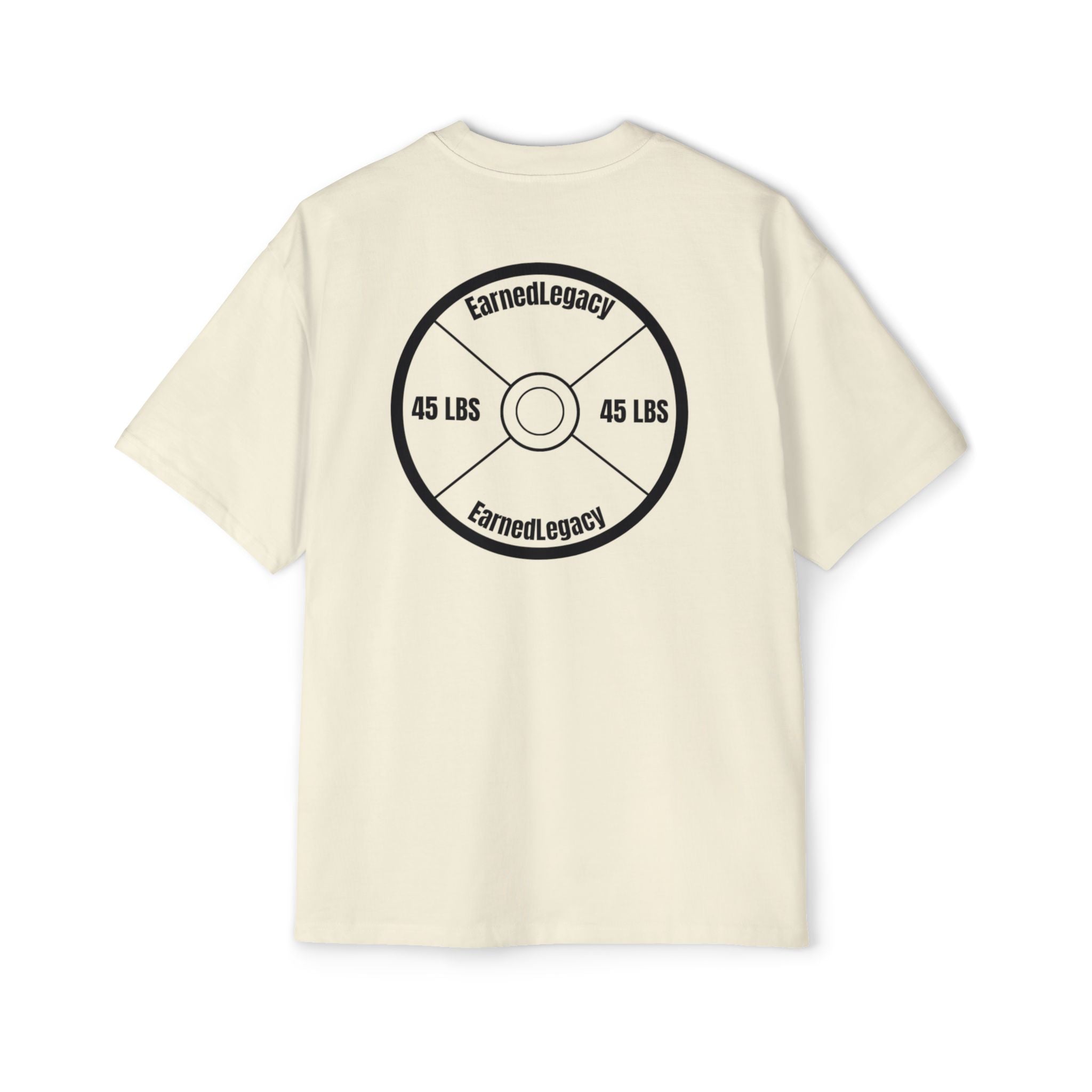 EarnedLegacy “45 Plate” Oversized Tee