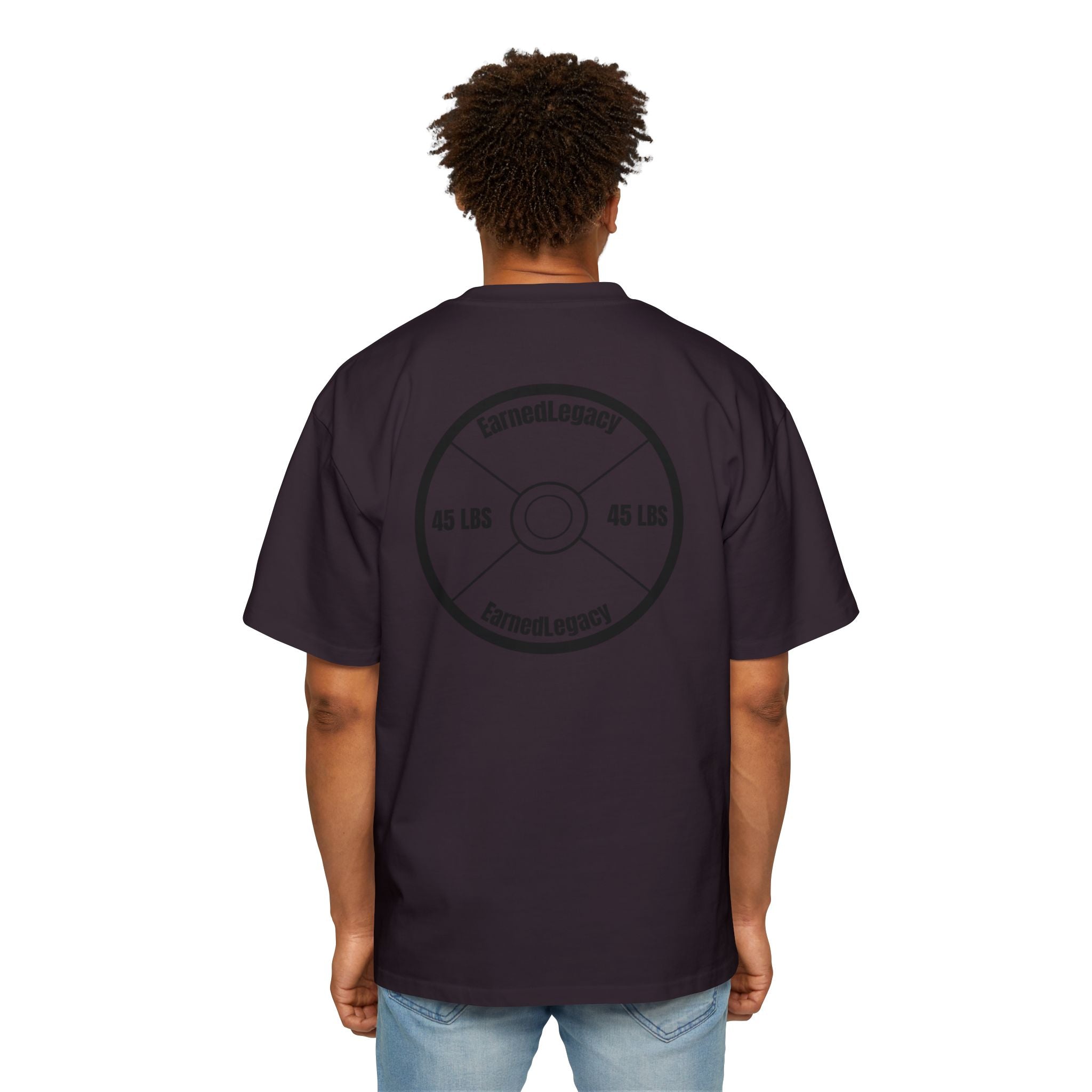 EarnedLegacy “45 Plate” Oversized Tee